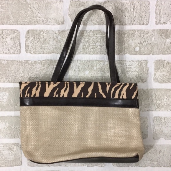 Estée Lauder Promo Tote Straw with Tiger print - Picture 1 of 6